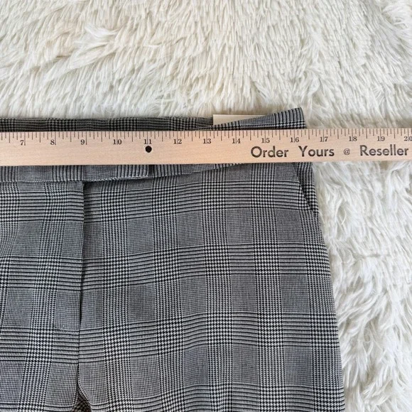Anne Klein The Executive Boot Cut Houndstooth Plaid Dress Pants Women Size 8 New - Picture 6 of 15